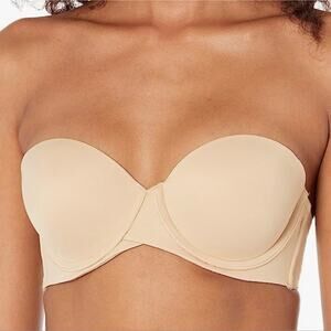 Maidenform Convertible Bra Strapless Criss cross 36D EUC